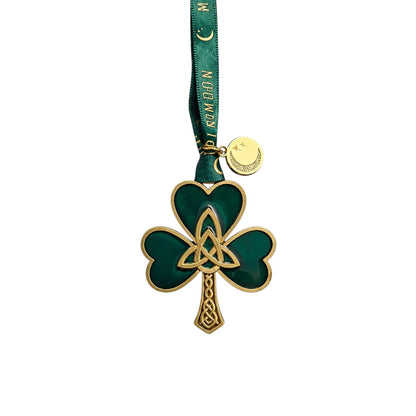 Shamrock Gold Hanging Christmas Decoration