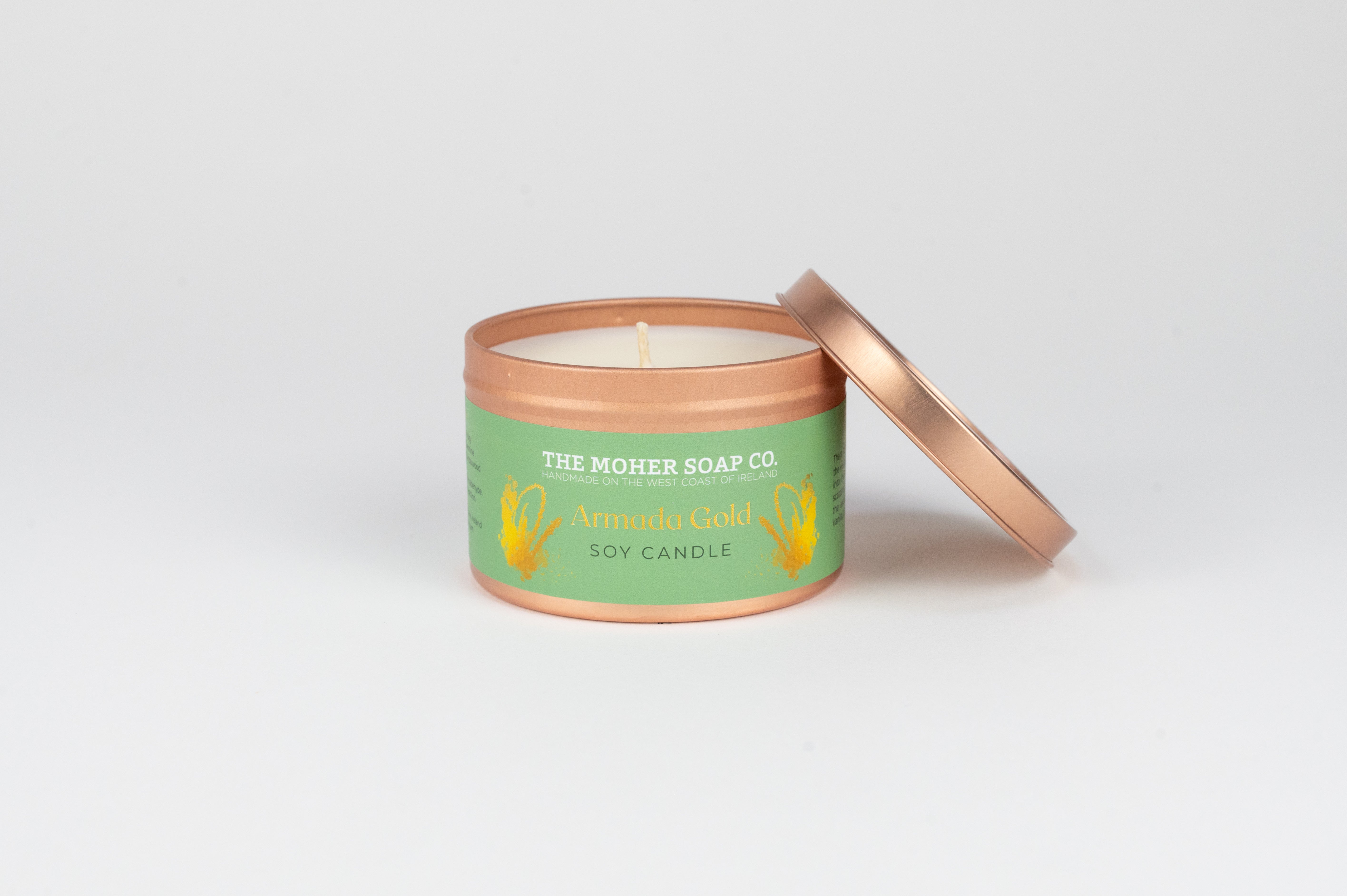 The Moher Soap Co. Armada Gold Soy Candle
