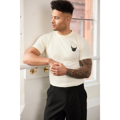 Unisex Guinness Smiling Pint T-Shirt White