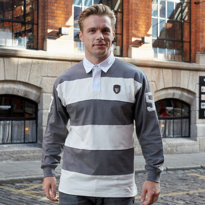 Guinness Meta Harp Long Sleeves Rugby Shirt