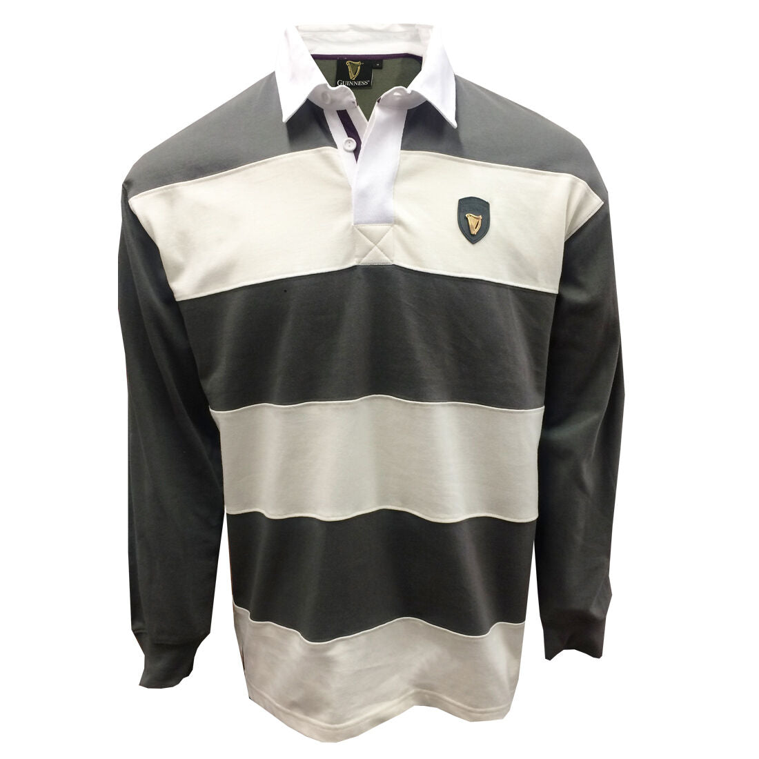 Guinness Meta Harp Long Sleeves Rugby Shirt