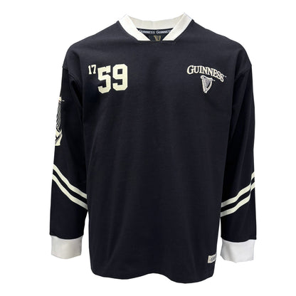 Men's Guinness Toucan Black And Cream American Football Top
