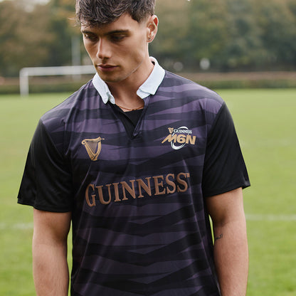 Guinness Black & Grey Six Nations Performance Rugby Top