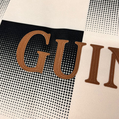 Guinness Cream and Black Check Performance Top