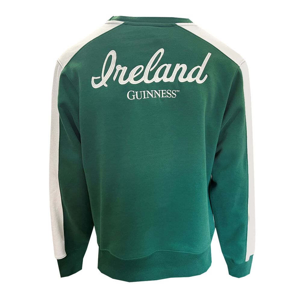 Unisex Guinness Toucan Sweatshirt Green and White 