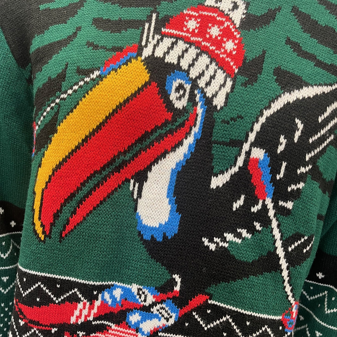 Unisex Forest Ski Toucan Sweater