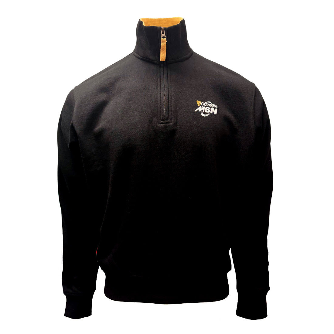 Guinness Black Six Nations Quarter Zip Sweatshirt