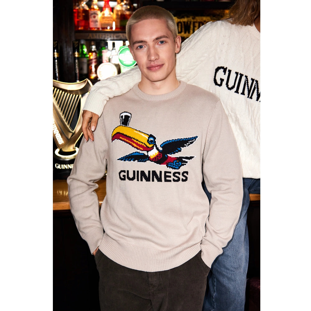 Men's Guinness Flying Toucan Crew Neck Sweater