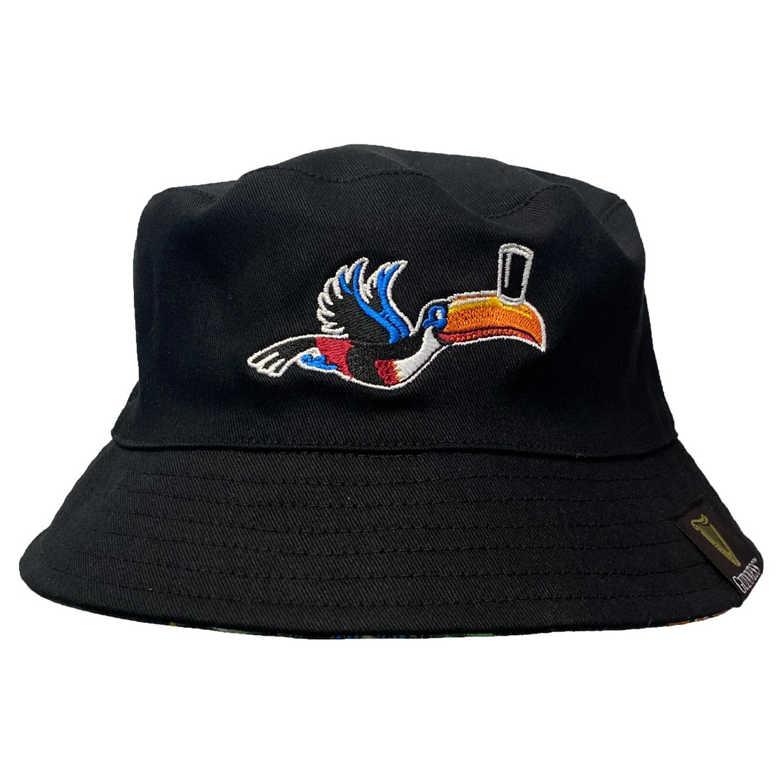 Guinness Toucan Hawaiian Themed Bucket Hat 