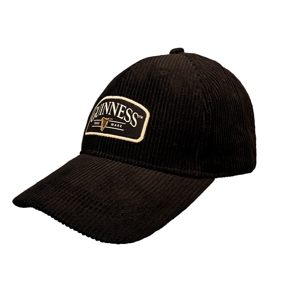 Guinness Black Trademark Cord Baseball Cap