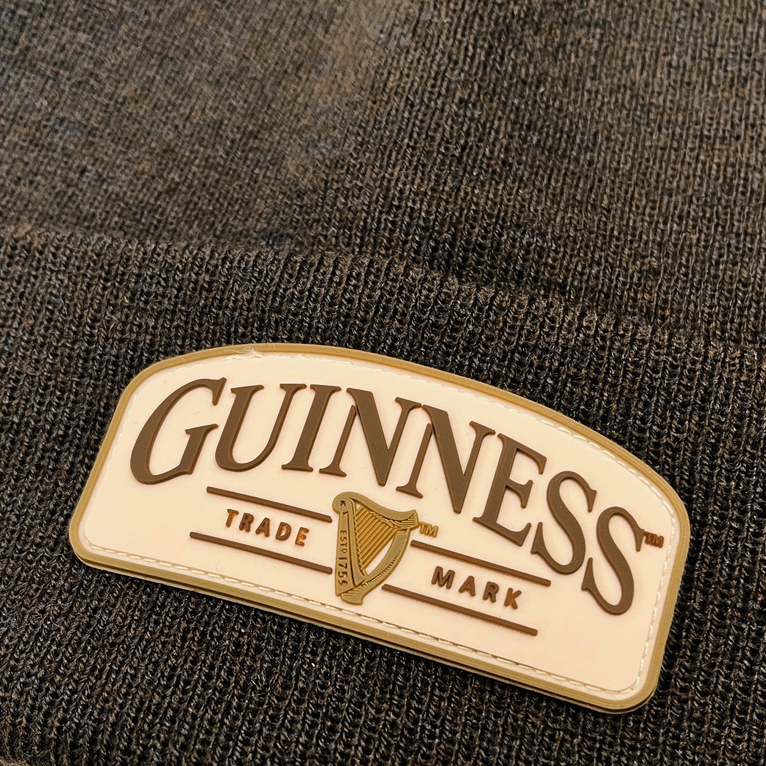 Guinness Brown Trademark Beanie Hat