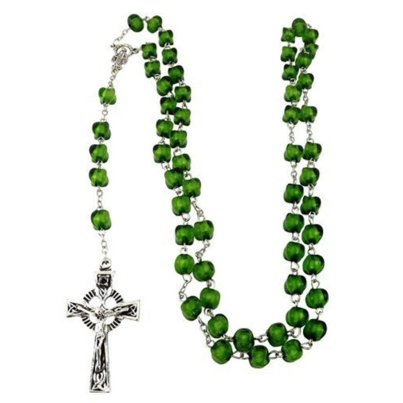 Pumpkin Shaped Rosary Beads