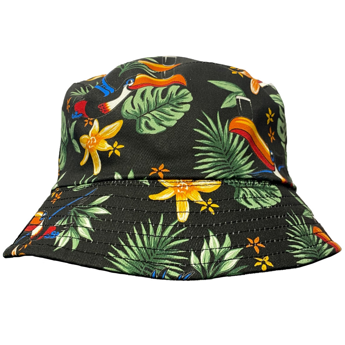Guinness Toucan Hawaiian Print Bucket Hat