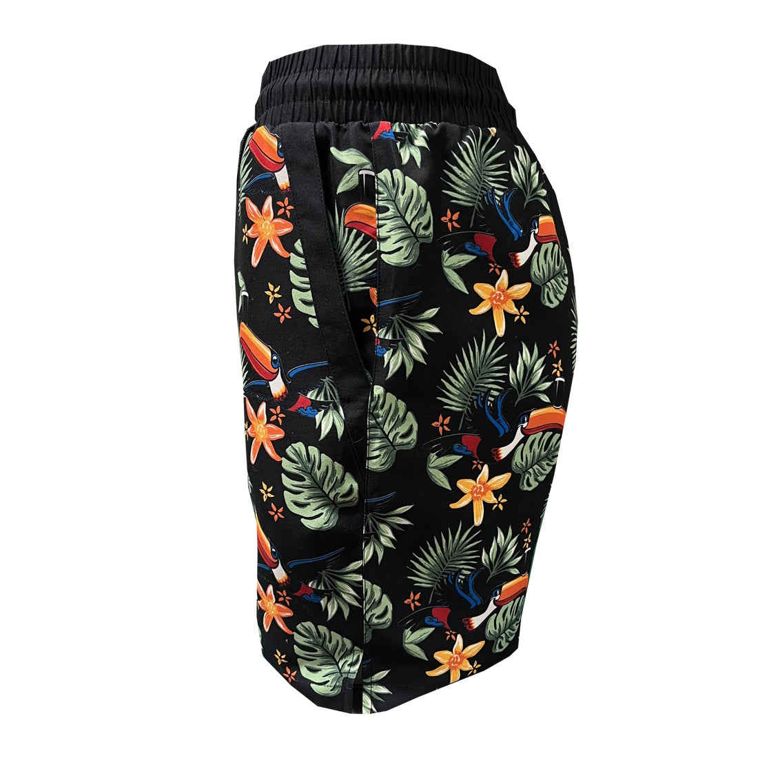 Men's Guinness Toucan Hawaiian Print Swim Shorts 