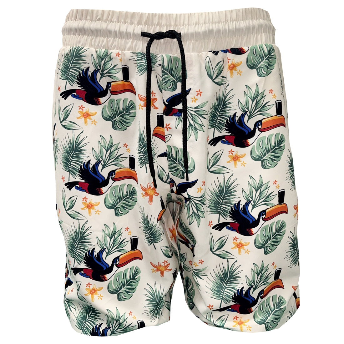 Guinness Toucan Hawaiian Themed Swim Shorts