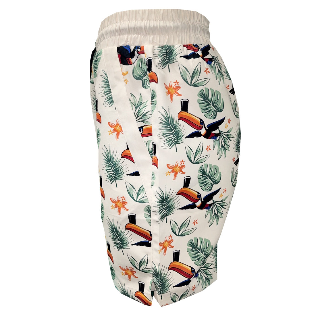 Guinness Toucan Hawaiian Themed Swim Shorts 