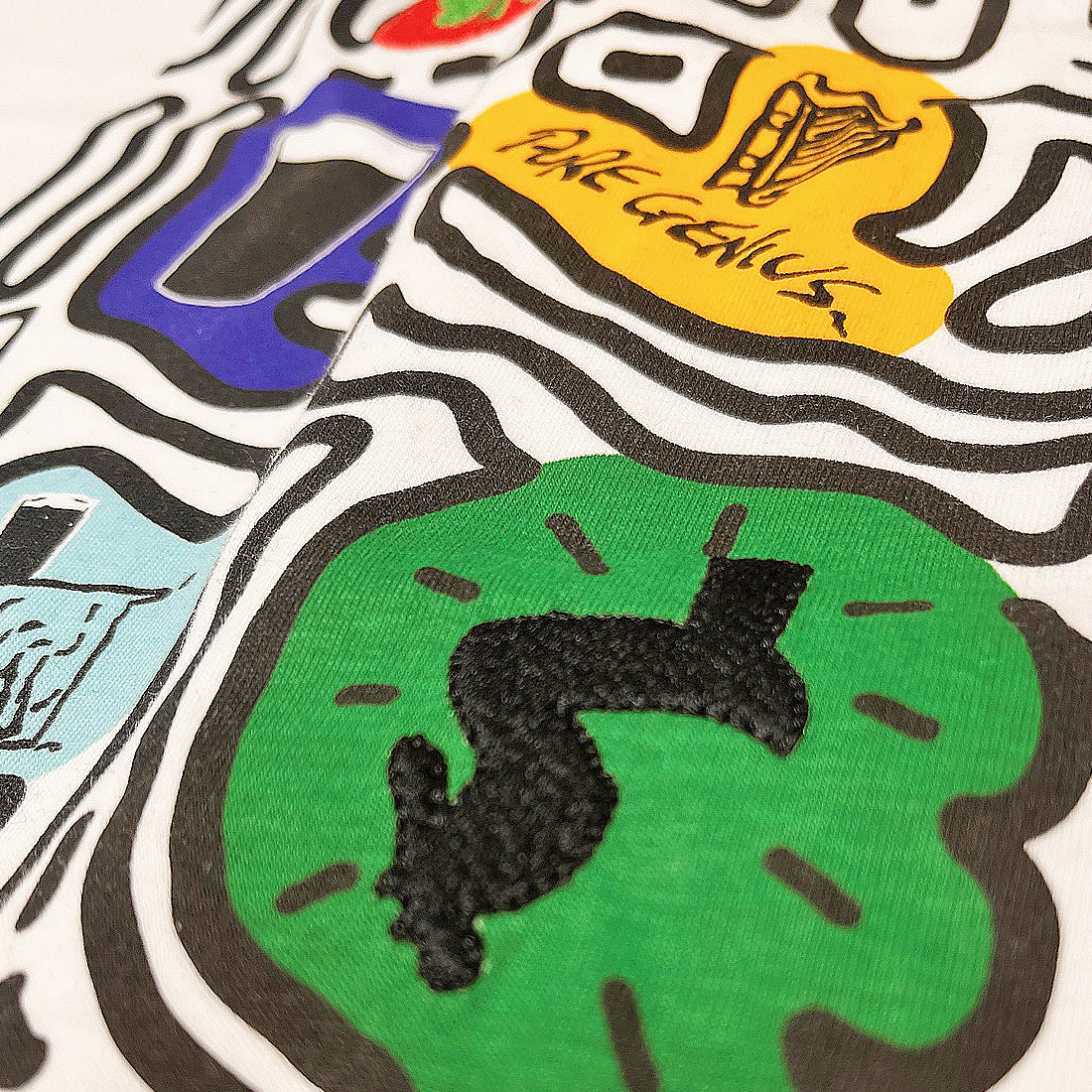 Guinness White Graphic Doodle T-Shirt