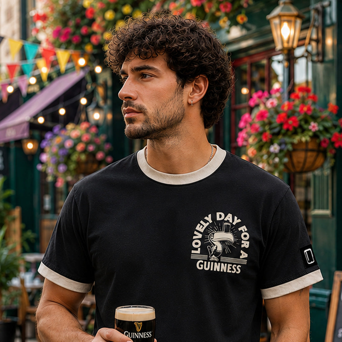 Guinness Black & Cream Toucan Lovely Day T-shirt