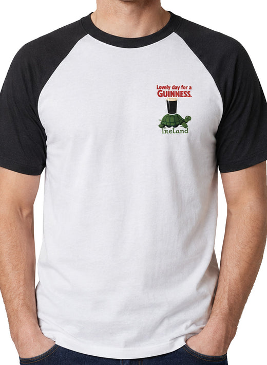 Guinness Lovely Day Turtle White & Black T-Shirt