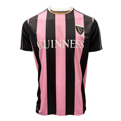 Guinness Pink & Black Striped Performance Top