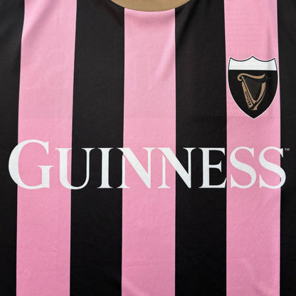 Guinness Pink & Black Striped Performance Top