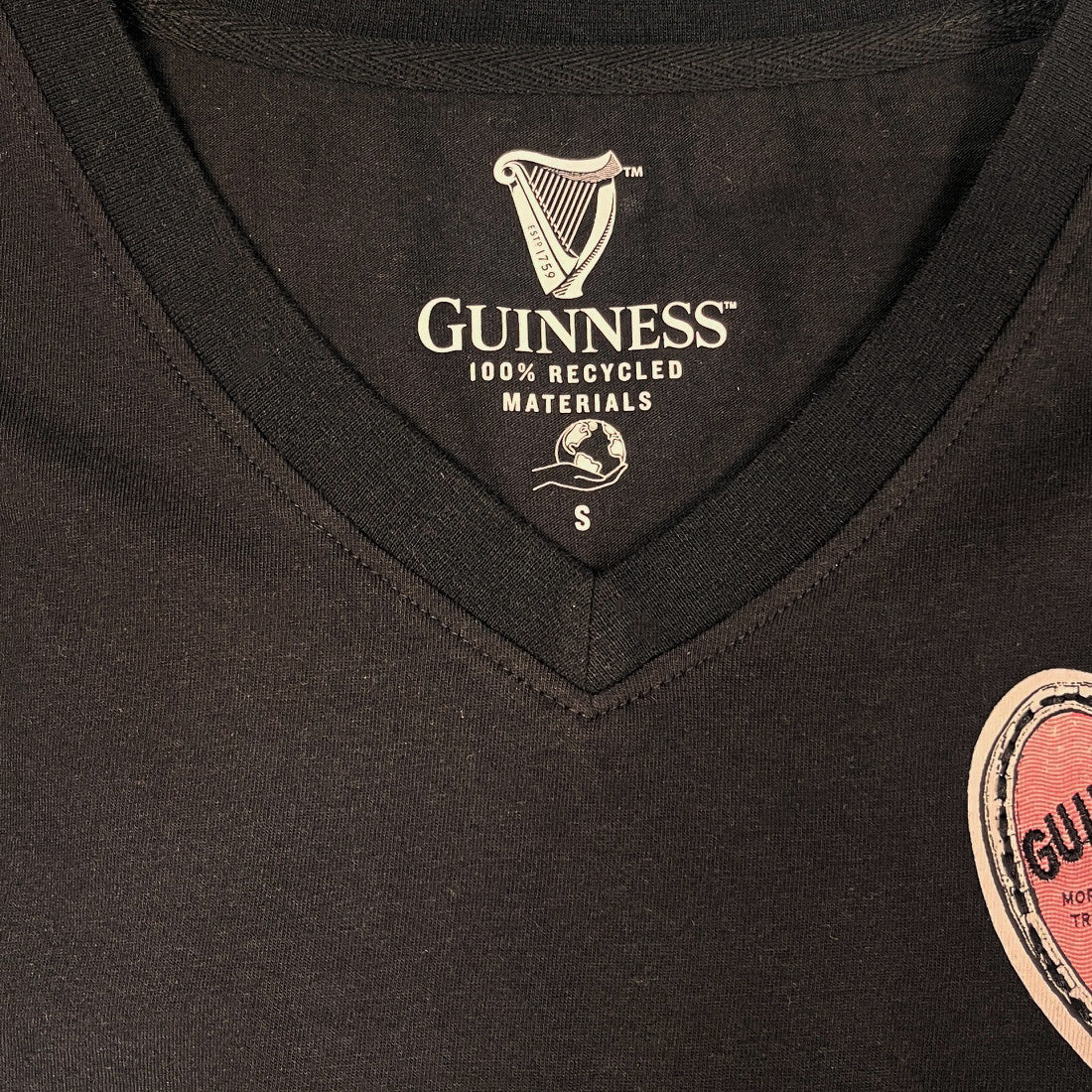 Guinness Black Heart Ladies T-Shirt