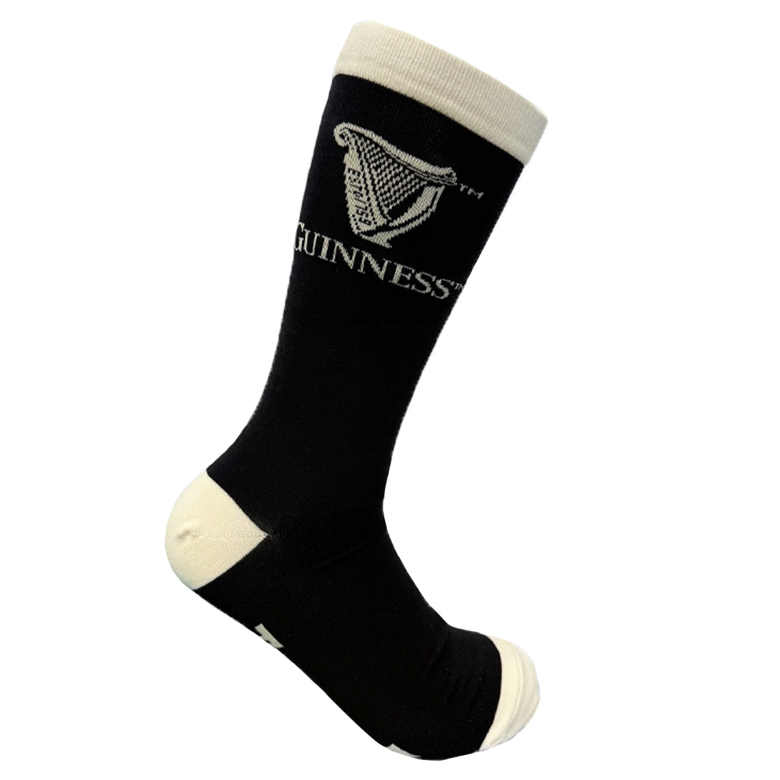 Guinness Bring Me A Pint Cream And Black Crew Socks