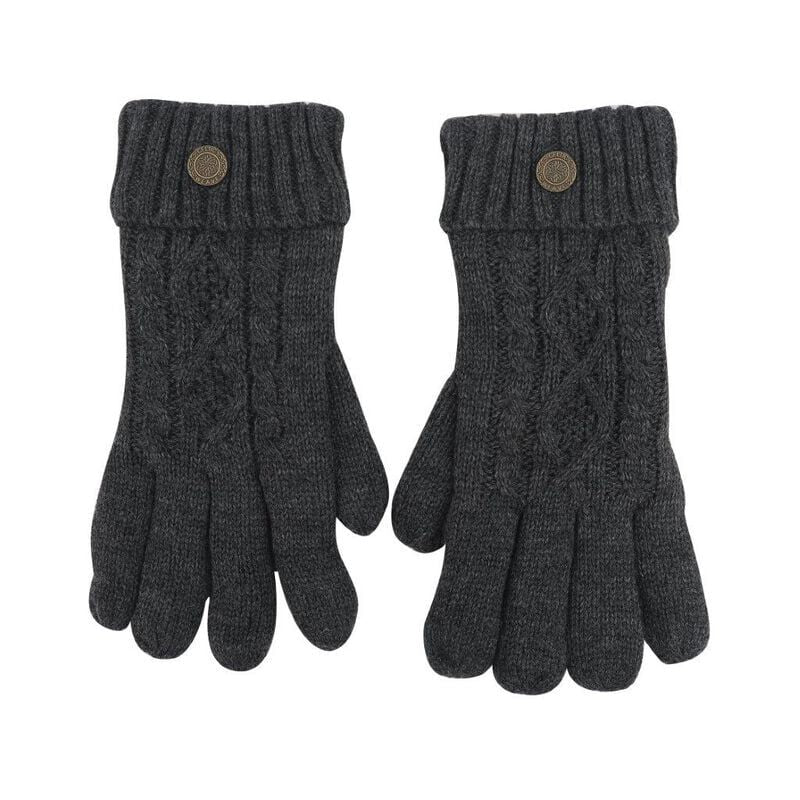 Men's Celtic Weave Gloves Grey