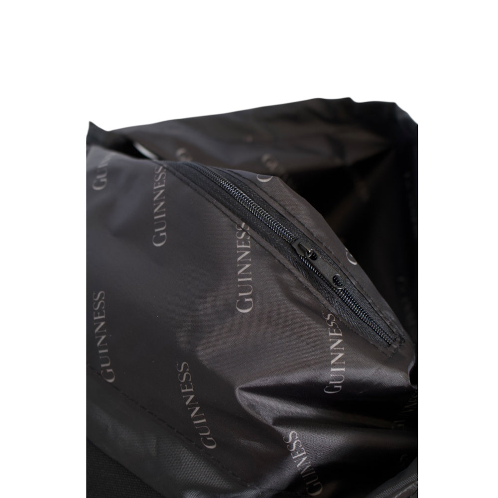 Guinness Black Drawstring Bag