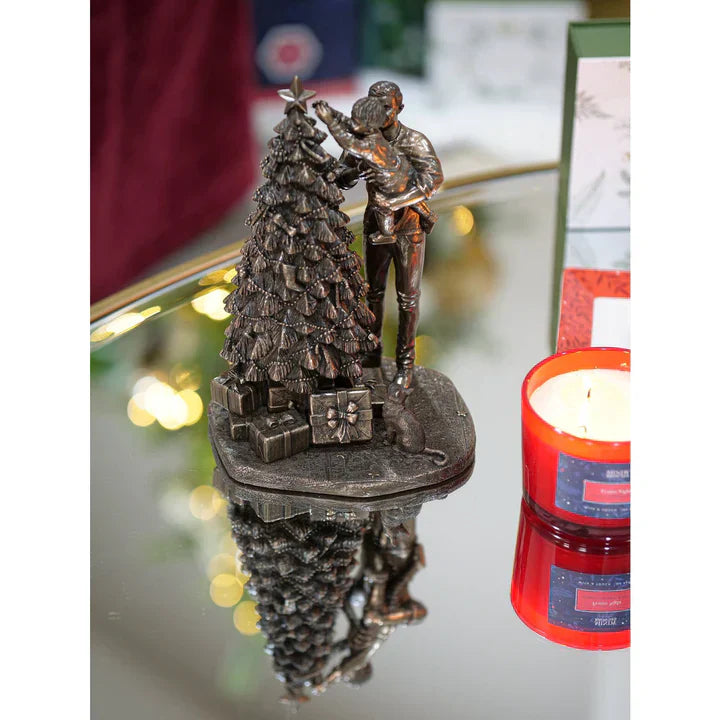 Christmas Star Bronze Statuette 