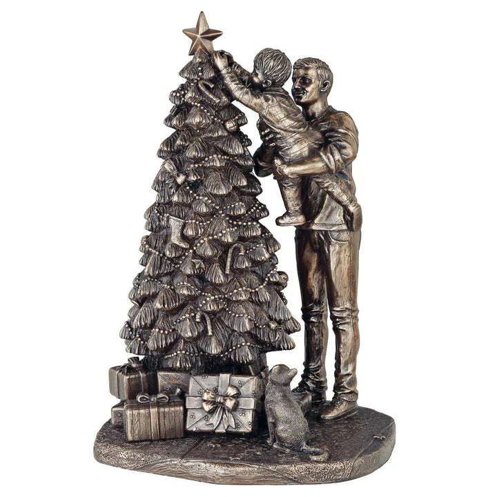 Christmas Star Bronze Statuette