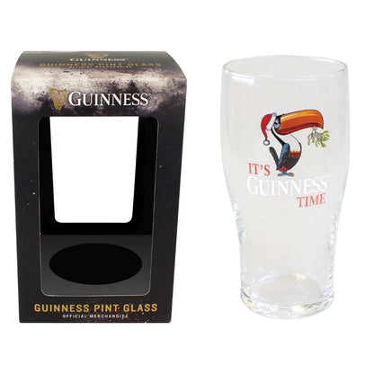 Guinness Toucan Christmas Pint Glass With Engraving & Gift Box