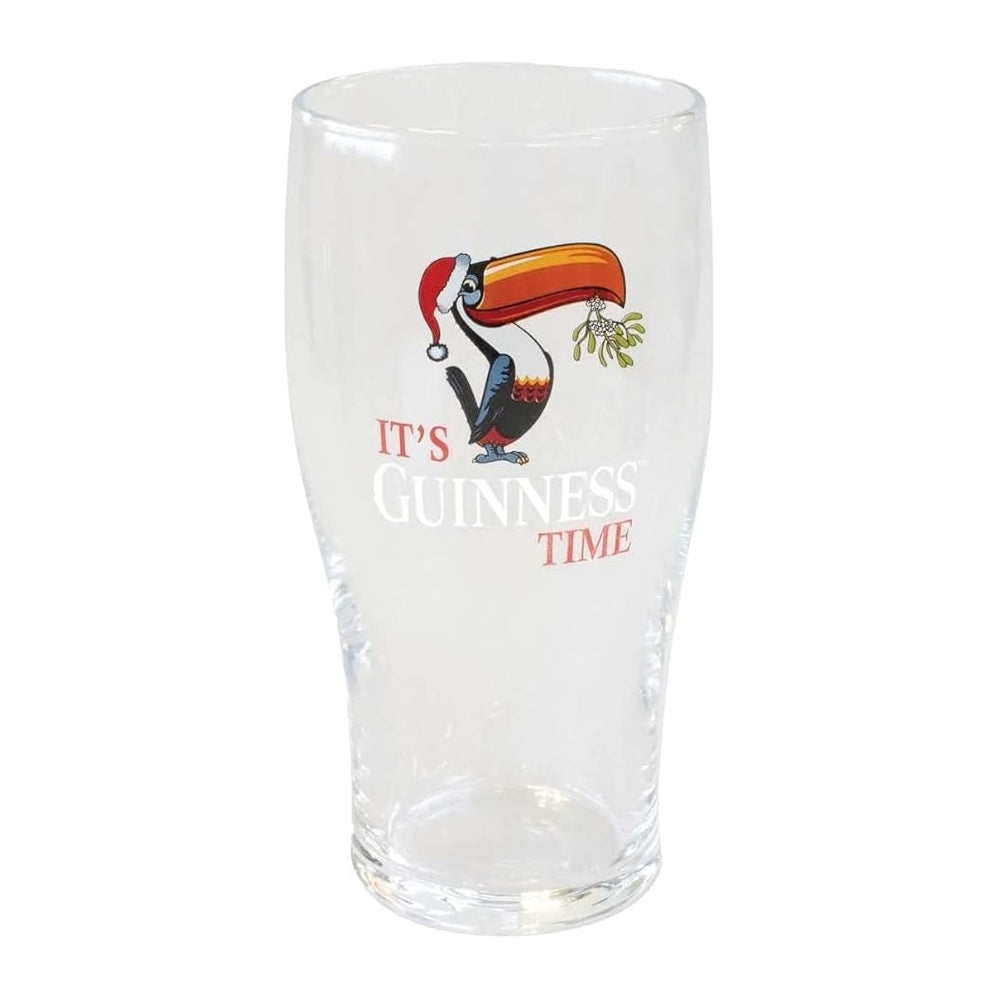 Guinness Toucan Christmas Pint Glass