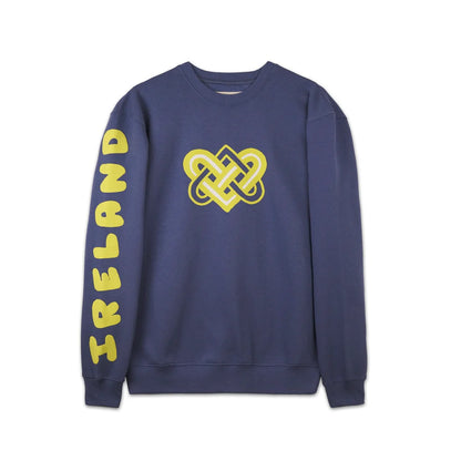 Unisex Heart Soft Blue Sweatshirt