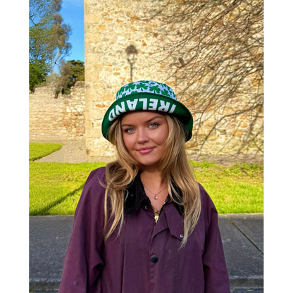 Ireland Reversible Green Bucket Hat
