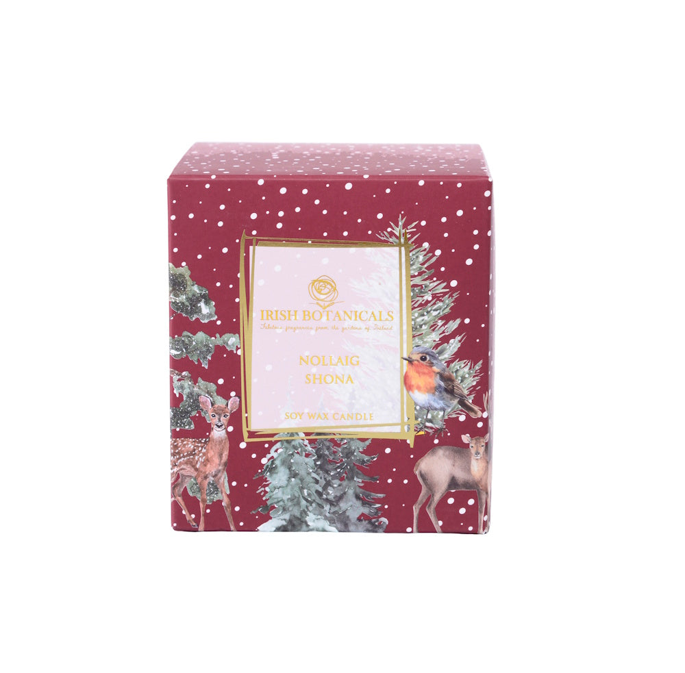 Nollaig Shona Christmas Candle