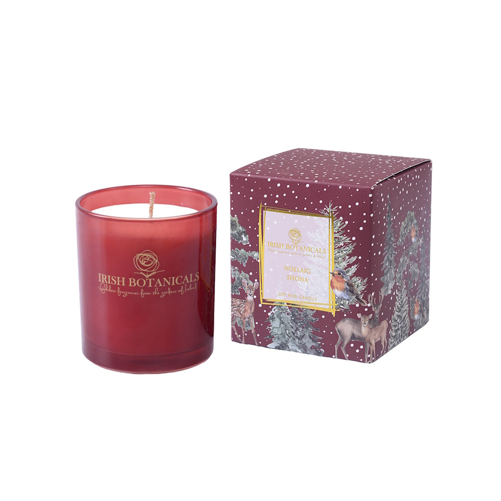 Nollaig Shona Christmas Candle