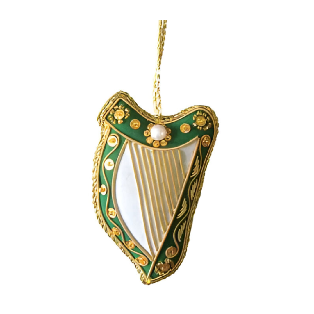 Needlework Harp Hanging Ornament