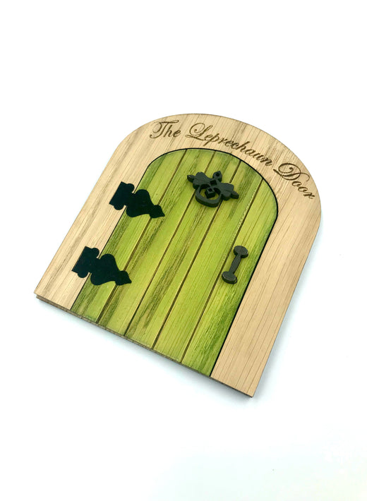 The Irish Folklore Collection Wooden Leprechaun Fairy Door