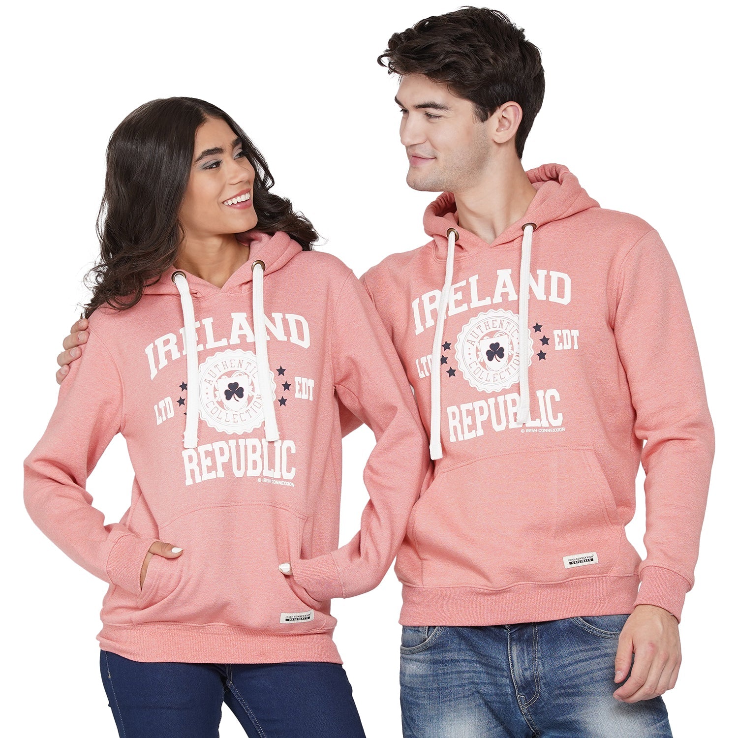 Unisex Ireland Limited Edition Nude Pink Hoodie