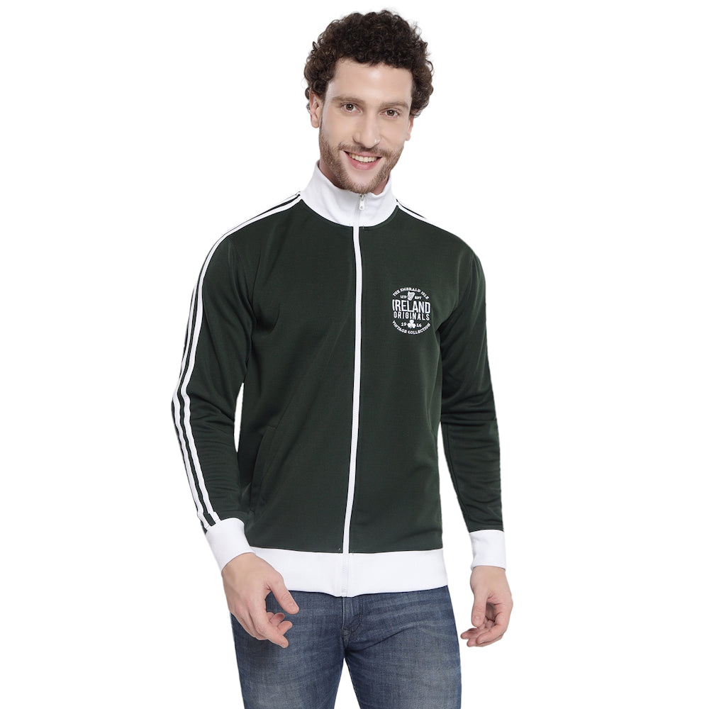 Unisex Ireland Originals 16 Full Zip Green Sweatshirt