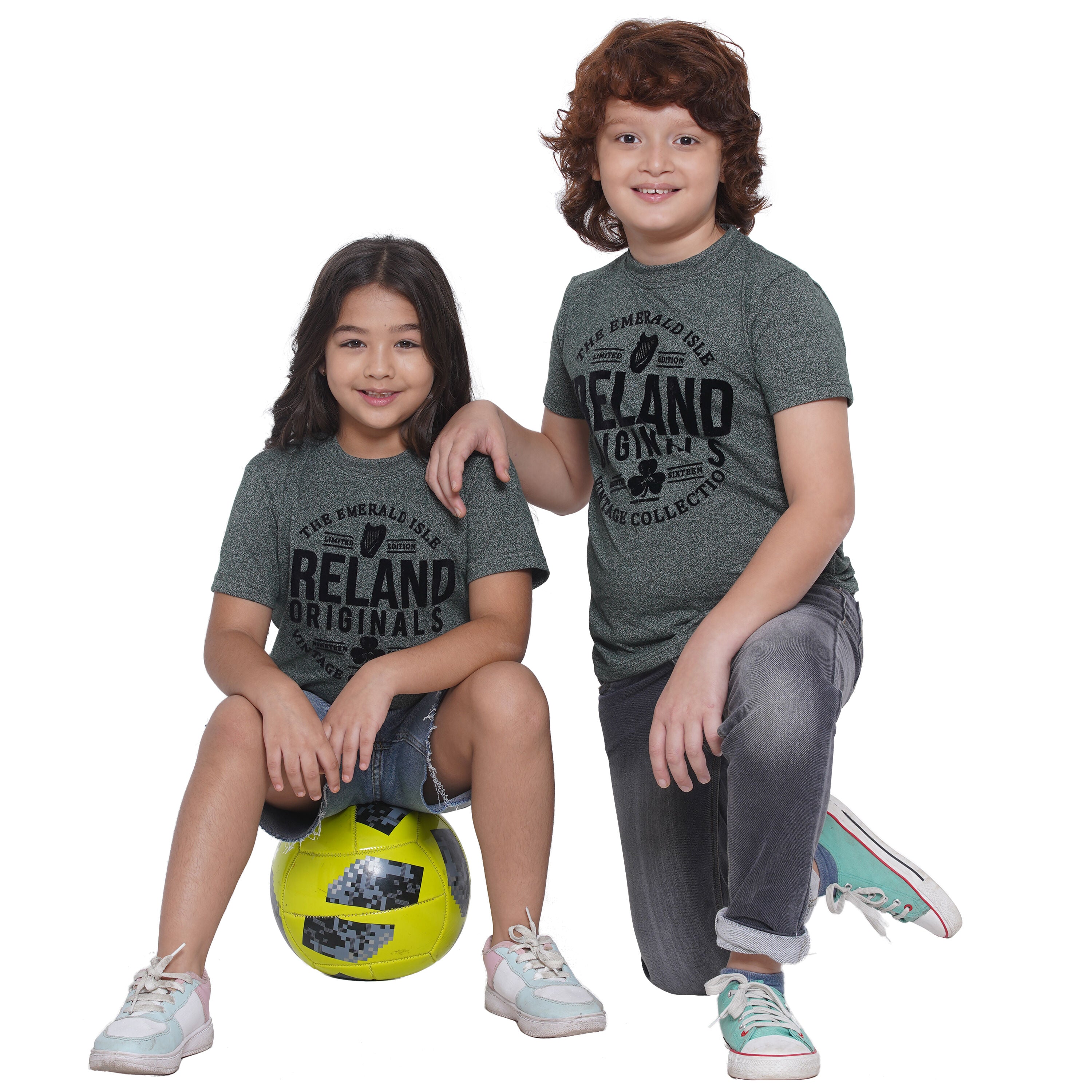 Kids Ireland Originals T-Shirt Green Grindle