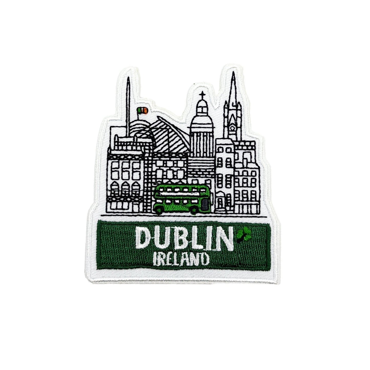 Big City Dublin Cityscape Embroidered Patch