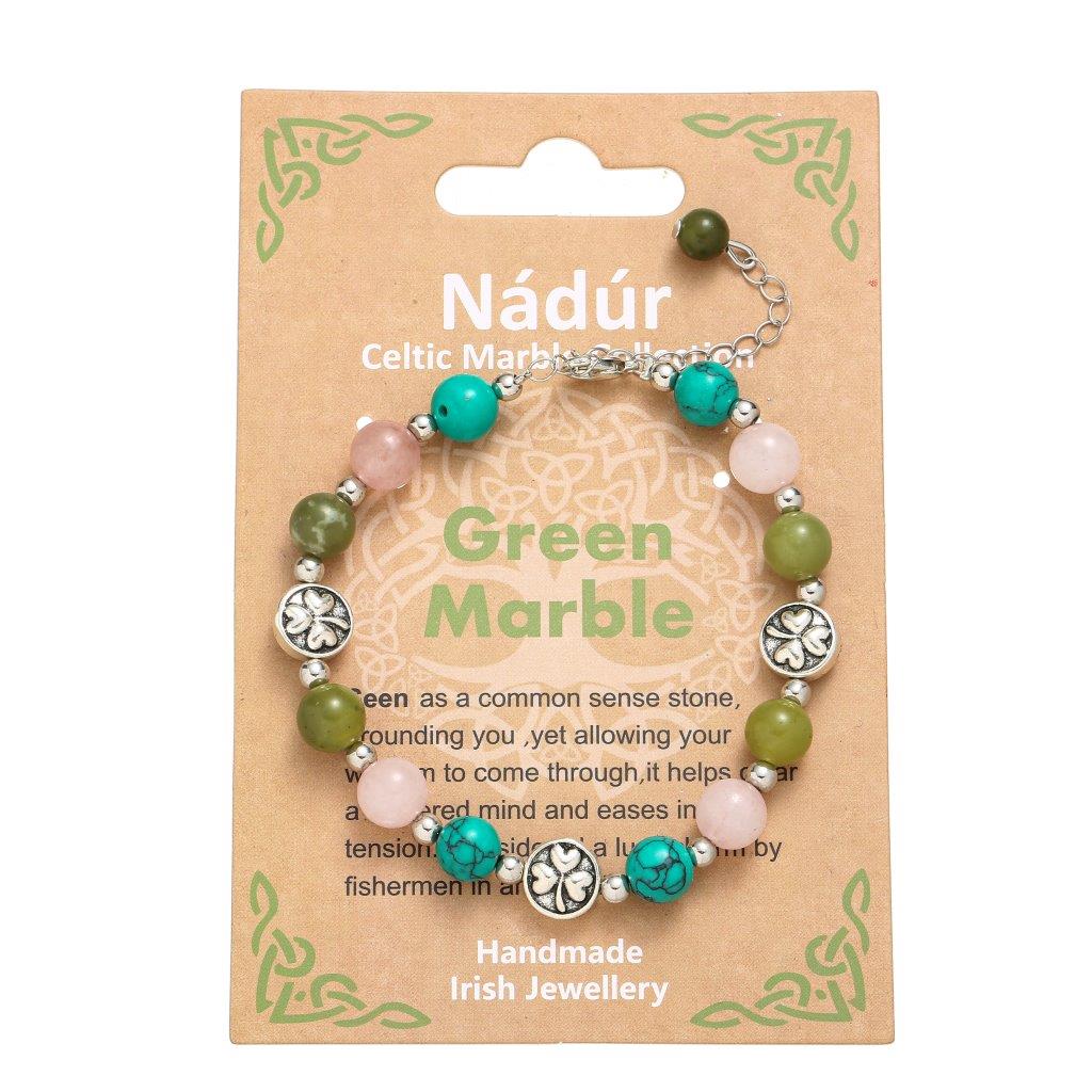 Shamrock Bead Bracelet