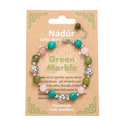 Shamrock Bead Bracelet