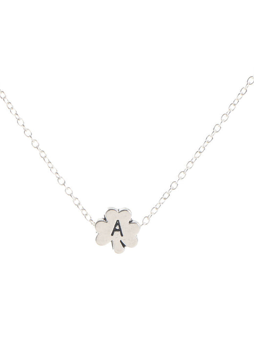 Shamrock Initial Necklace