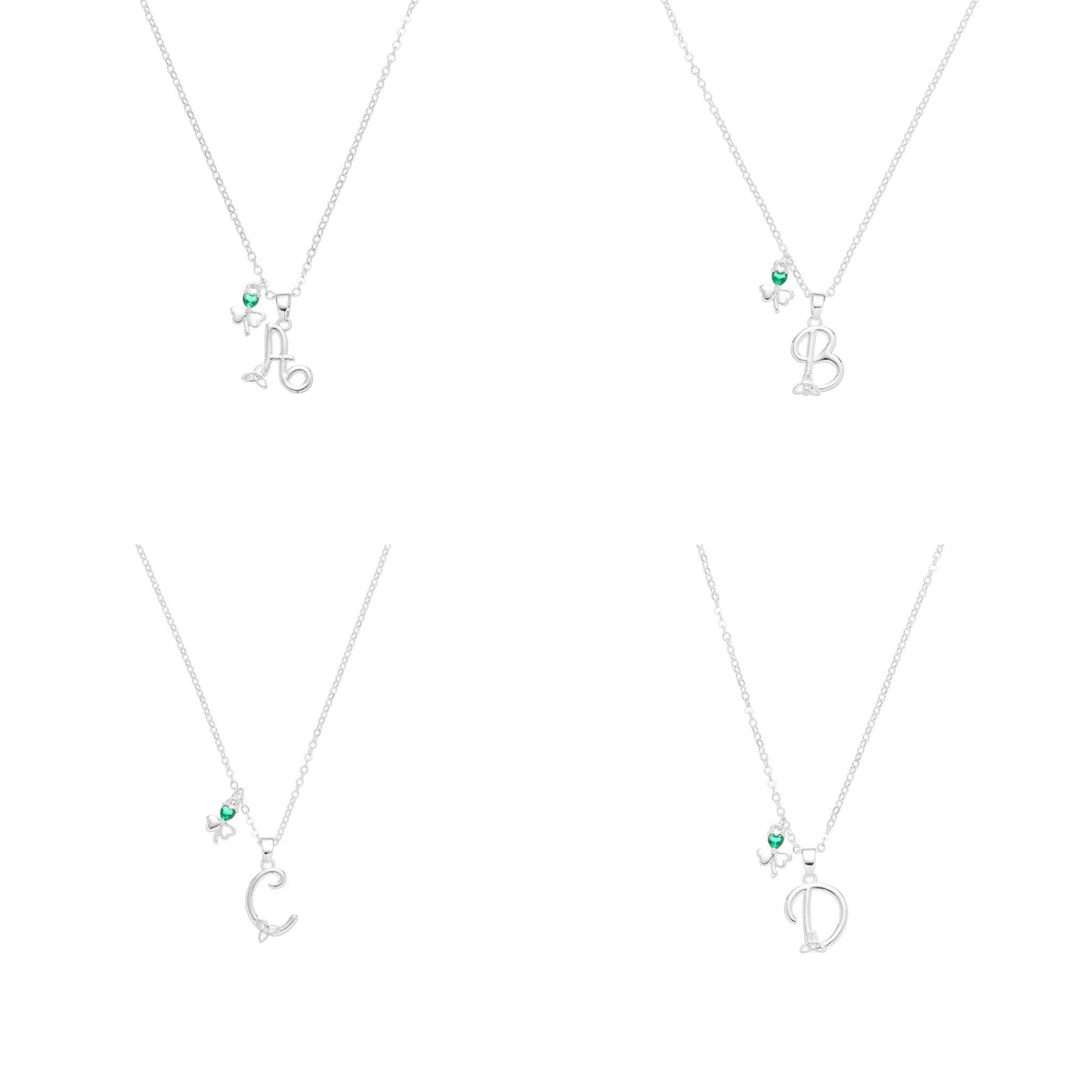 Grá Collection Silver Plated Initial Necklace