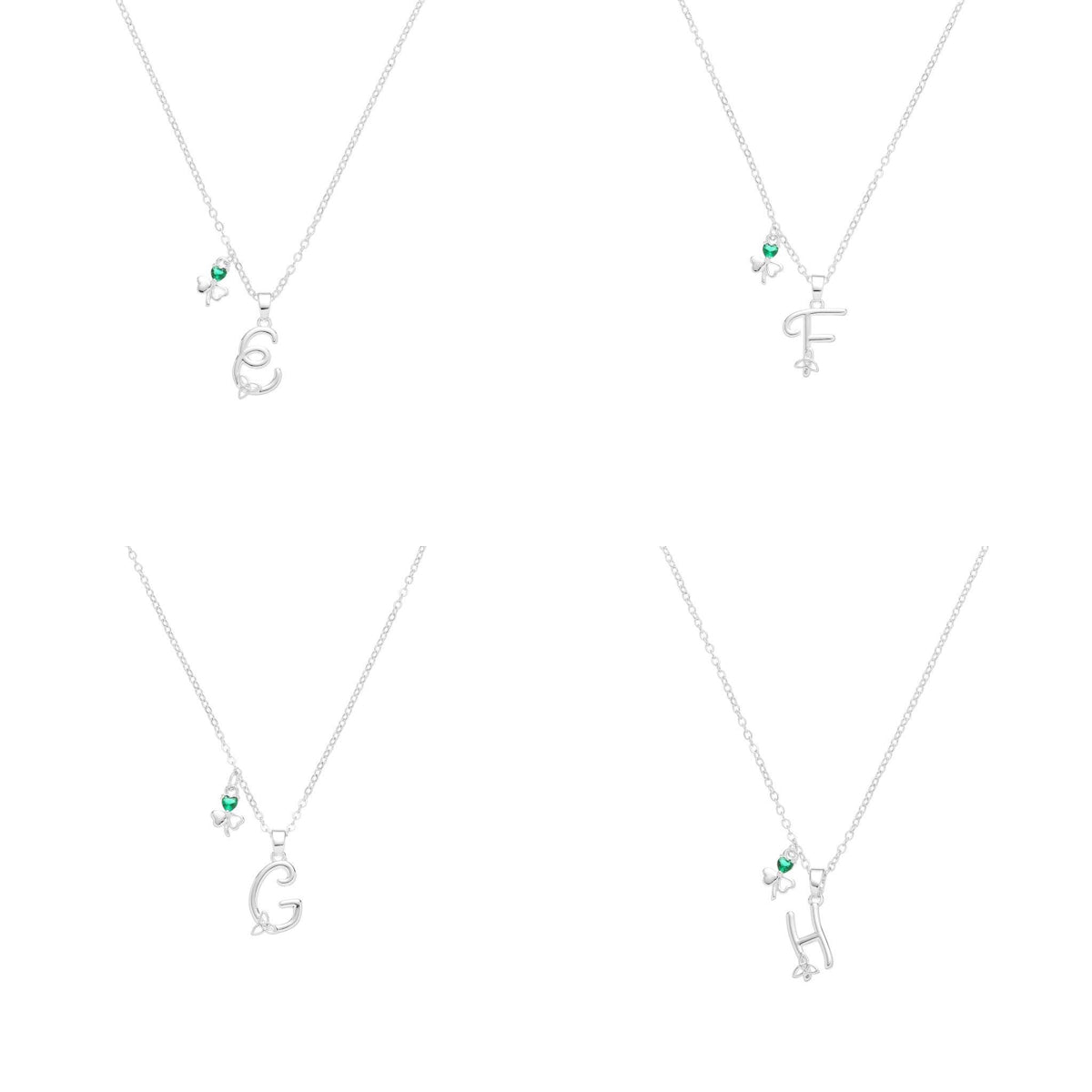 Grá Collection Silver Plated Initial Necklace