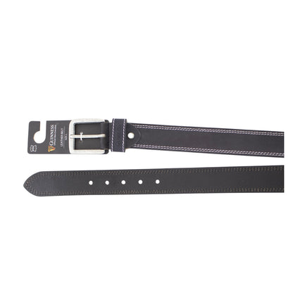 Guinness Leather Black & White Belt
