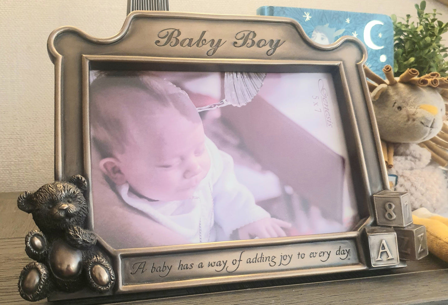 Baby Boy Bronze Frame